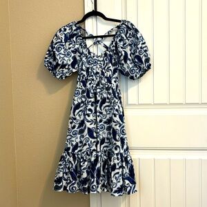 Cleobella dress. Size M. Blue floral print